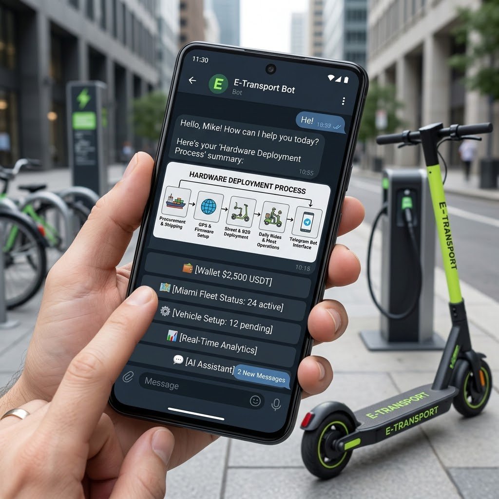 Faree_Lu's tweet photo. Are you curious about how physical micro mobility connects to digital management?

@E_Transport__ helps bridges real world hardware with smartphone software, allowing everyday users to participate in urban transit networks worldwide with ease. https://t.co/khX6gM3hCB