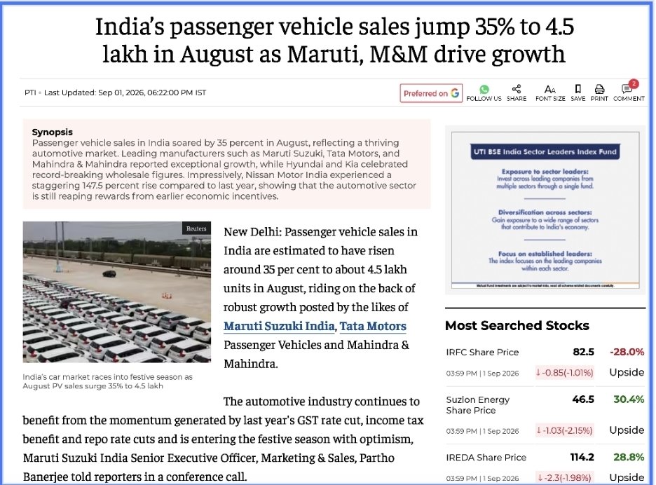 jhoothkigoonj's tweet photo. There’s just ONE tiny problem with Subhash Garg’s 2.6% growth claim that Congress is parroting everywhere.

That tiny inconvenience is called the real world. 💀

Apparently, an economy “growing at just 2.6%” also managed:

• Manufacturing: +9.2%
• Investment: +11.9%
• Exports: +12%
• Capital goods: +15.2%
• Commercial vehicles: +18.3%
• Cement: +8.9%
• Steel consumption: +8.3%

So either every major indicator of economic activity collectively decided to conspire against Mr Garg and Congress…

…or maybe, just maybe, the 2.6% calculation is the problem. 💀 

 Thread Contd.....