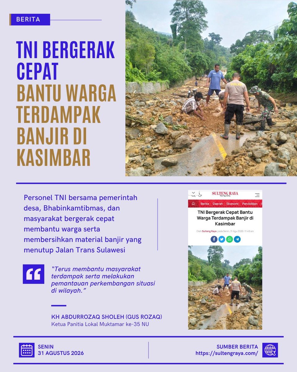Indirahmaaaaaa's tweet photo. Dalam panas terik matahari, hujan lebat, atau dinginnya gunung, TNI tetap menjalankan tugas tanpa lelah.
Kebaikan Negeri Utama https://t.co/Uq8liZfjKn