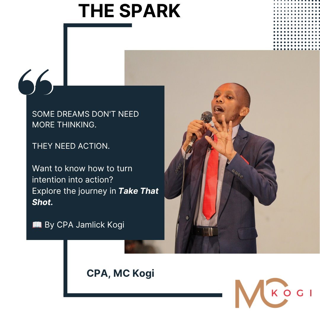 McKogi's tweet photo. We all have that one thing we keep postponing .
Take That Shot takes you through the process of preparing yourself, choosing your target, understanding the possible outcomes and, ultimately, having the courage to pull the trigger.
#takethatshot #author #cpamckogi @NuriaStore https://t.co/SmHTRh659m