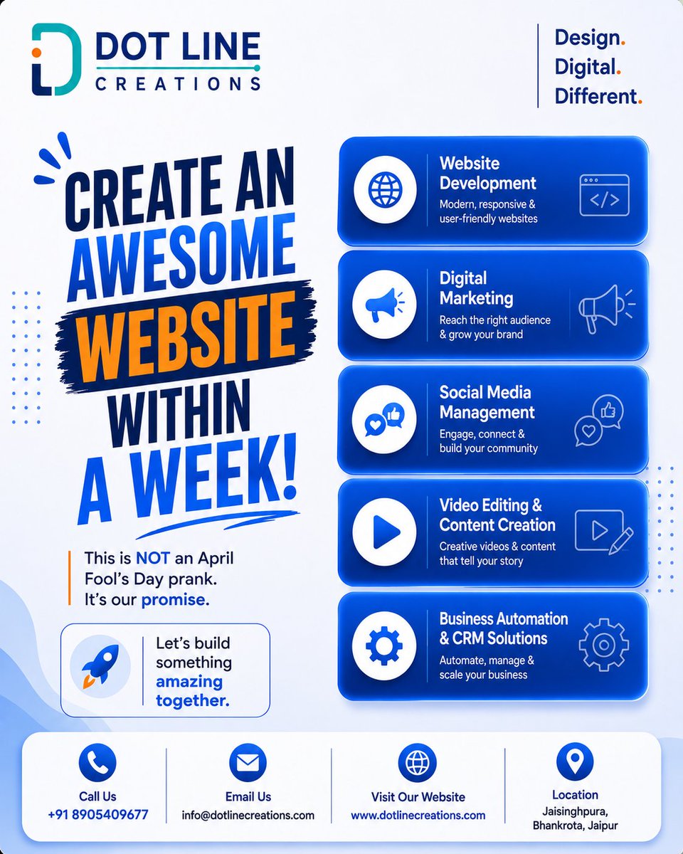 officialdotline's tweet photo. Your website is your brand’s first impression. 💻✨

At Dot Line Creations, we create modern, responsive websites that help your business stand out, connect and grow online. 🚀
#dotlinecreations #websitedevelopment #webdesign #digitalmarketing #socialmedia #contentcreation https://t.co/4MyvT6bQdT