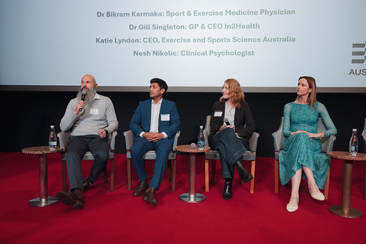 StratPsychCBR's tweet photo. Thanks to @‌AUSactive for having me at the Active Australia Summit! It was great to be part of the conversation around their new White Paper, focused on a more prevention-focused approach to healthcare. https://t.co/b1hkUQlZee