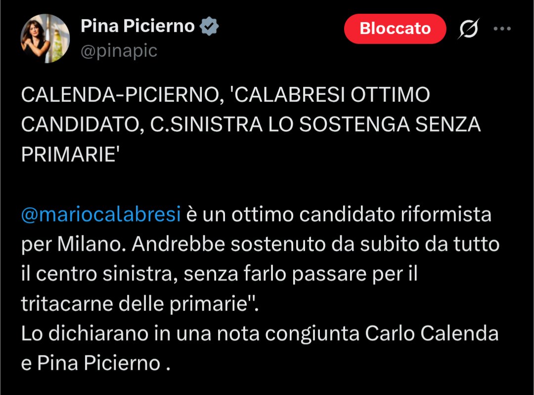 stebaraz's tweet photo. Mario Calabresi è il candidato perfetto per continuare l'opera di @beppesala: tappeto rosso agli immobiliaristi, distruzione di quel poco di pubblico che ancora funziona a Milano, sionismo granitico in Giunta (si parla di @LiaQuartapelle sua vice)

Non ci credete? https://t.co/hrVUgtmcVn