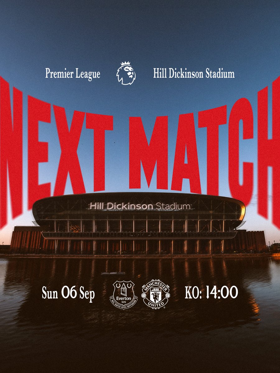 ManUtd's tweet photo. Up next: Everton (A) 👊 https://t.co/wX4wTqbDpE