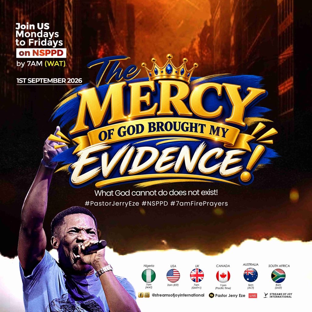 streamsofjoyHQ's tweet photo. NSPPDIANS, LET’S DECLARE AND SEE HIGHLIGHTS 👇🏻

Hebrews 4:16
 Let us therefore come boldly unto the throne of grace, that we may obtain mercy, and find grace to help in time of need.

Psalms 90:14 
O satisfy us early with thy mercy; that we may rejoice and be glad all our days.

1 Chronicles 16:34 
O give thanks unto the LORD; for [he is] good; for his mercy [endureth] for ever.

Psalms 102:13 
Thou shalt arise, [and] have mercy upon Zion: for the time to favour her, yea, the set time, is come.

Psalms 121:1-2 
I will lift up mine eyes unto the hills, from whence cometh my help. My help [cometh] from the LORD, which made heaven and earth.

Psalms 20:7 
Some [trust] in chariots, and some in horses: but we will remember the name of the LORD our God.

James 2:13
 For he shall have judgment without mercy, that hath shewed no mercy; and mercy rejoiceth against judgment.

Hebrews 13:6 
So that we may boldly say, The Lord [is] my helper, and I will not fear what man shall do unto me.

Hosea 14:3 
Asshur shall not save us; we will not ride upon horses: neither will we say any more to the work of our hands, [Ye are] our gods: for in thee the fatherless findeth mercy.

Nehemiah 9:19 
Yet thou in thy manifold mercies forsookest them not in the wilderness: the pillar of the cloud departed not from them by day, to lead them in the way; neither the pillar of fire by night, to shew them light, and the way wherein they should go.

Psalms 3:2-3 
Many [there be] which say of my soul, [There is] no help for him in God. Selah. But thou, O LORD, [art] a shield for me; my glory, and the lifter up of mine head.

Isaiah 49:15 
Can a woman forget her sucking child, that she should not have compassion on the son of her womb? yea, they may forget, yet will I not forget thee.

Lamentations 3:37 
Who [is] he [that] saith, and it cometh to pass, [when] the Lord commandeth [it] not?

Hosea 1:7 
But I will have mercy upon the house of Judah, and will save them by the LORD their God, and will not save them by bow, nor by sword, nor by battle, by horses, nor by horsemen.

Mark 10:47 
And when he heard that it was Jesus of Nazareth, he began to cry out, and say, Jesus, [thou] Son of David, have mercy on me.

Luke 1:58 
And her neighbours and her cousins heard how the Lord had shewed great mercy upon her; and they rejoiced with her.

Romans 9:14 
What shall we say then? [Is there] unrighteousness with God? God forbid.

Romans 9:15 
For he saith to Moses, I will have mercy on whom I will have mercy, and I will have compassion on whom I will have compassion.

Romans 9:16
 So then [it is] not of him that willeth, nor of him that runneth, but of God that sheweth mercy.