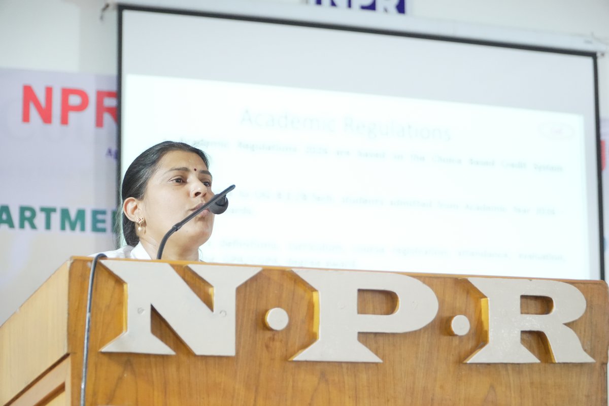 nprinstitutions's tweet photo. π NPRCET IQAC hosted Induction Programme (2026-27 Batch) - Day 3 on 02.09.2026 at Thiruvalluvar Hall with expert sessions led by Dr. P. Saravanan, Dr. K. Kanimozhi, Dr. S. Devi & Dr. B. Velmurugan. ππΌβ¨
#NPR #NPRCET #IQAC #InductionProgramme #AnnaUniversity https://t.co/3w3TUGd1iD