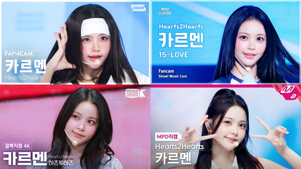 H2HCARMEN_INA's tweet photo. #CARMEN '15-LOVE' MUSIC SHOW FANCAM 

📌 SBS Inkigayo
https://t.co/rM3fB4KlbT

📌 Show! Music Core
https://t.co/31AFJq97JG

📌 KBS Music Bank
https://t.co/MWxuFlcX4T

📌 M Countdown
https://t.co/ZA6n1Af2JQ

#Hearts2Hearts #카르멘
@Hearts2Hearts https://t.co/2Ao9naXrLt
