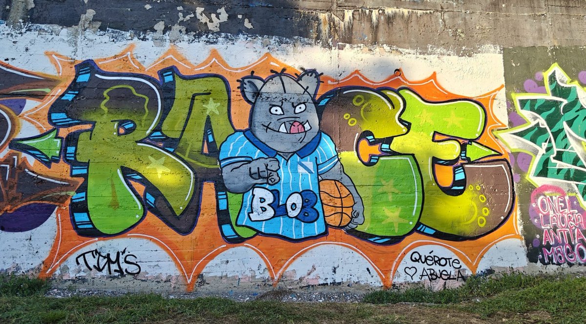 EmbreogadosBL's tweet photo. Os nosos grafiteiros xa comezaron a tempada ❤️🔥 #BL08 https://t.co/fYCcf33GrR