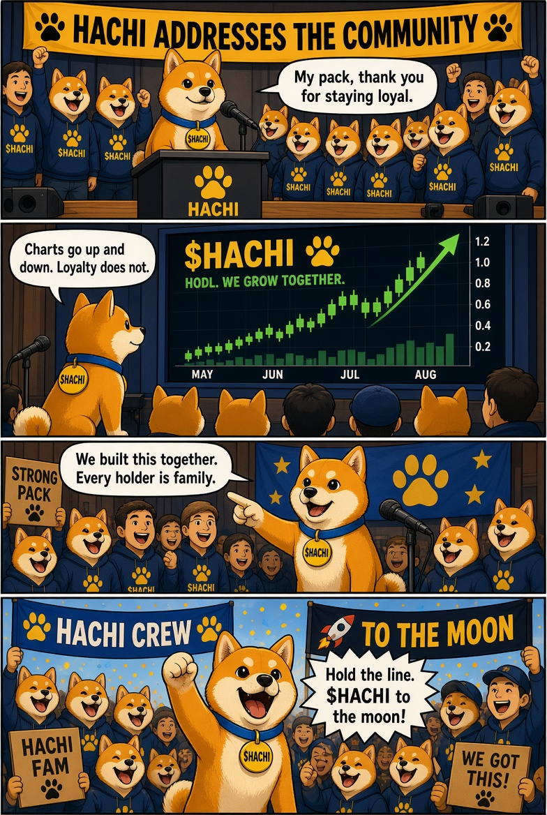 Cryptoworker66's tweet photo. @Ralvero The loyal one ---> $HACHI https://t.co/SKiy2lwaRD