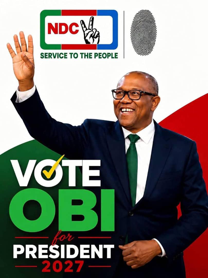 FamousBobson's tweet photo. NDC !! My father is contesting . 

Delta state  went from an oil state to being a keke &amp; POS state ..  Please get your PVC https://t.co/60U6MBTWwk