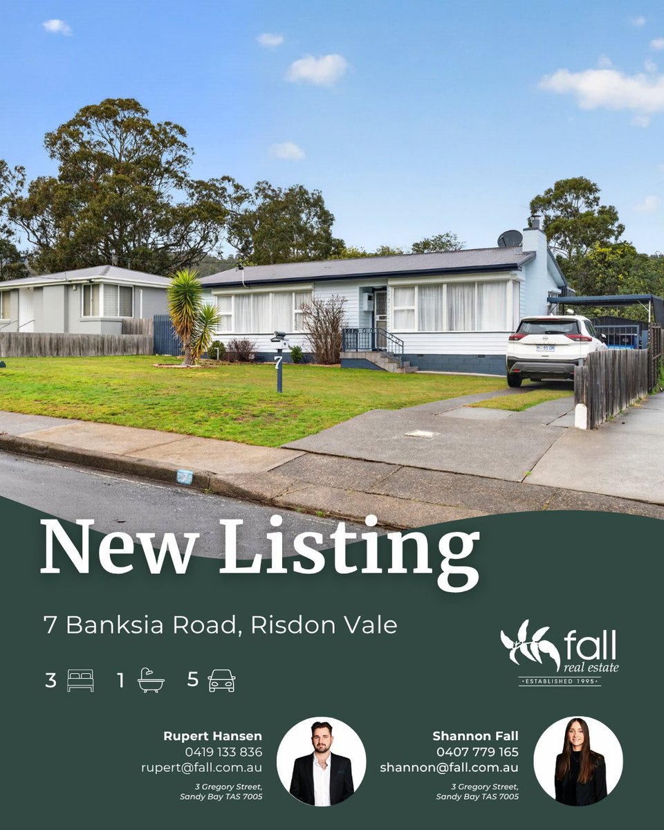 FallRealEstate's tweet photo. Practical Family Living in a Convenient Setting

🏠 For sale - 7 Banksia Road, Risdon Vale

3 🛏️ | 1 🛀 | 5 🚗

To find out more about this property and view open home details, visit: https://t.co/vZ8TfH9Ups https://t.co/0t5nps426s