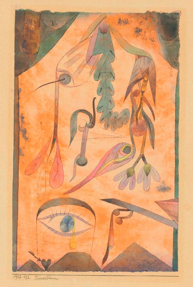 MenschOhneMusil's tweet photo. Paul Klee - Trauerblumen, Mourning Flowers. https://t.co/BMoEo21uoo