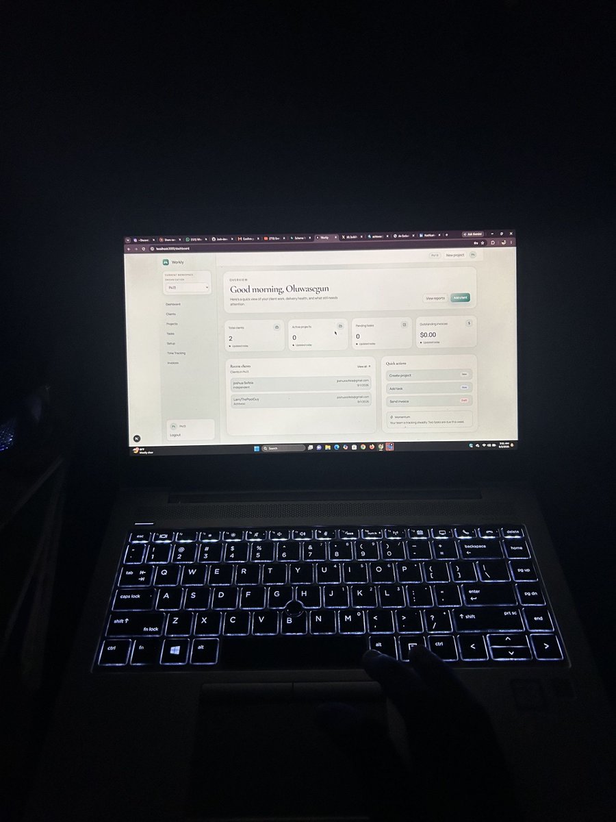 sofelaJoshua's tweet photo. More progress on Workly 🚀
Designing, building, breaking things, fixing them… the usual software development experience 😂 https://t.co/JUrEDLQJ6t