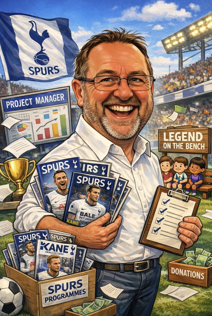 No1THFCProgs's tweet photo. Tottenham fans - don’t forget if looking for a Tottenham programme from yesteryear let me know. 30,000 available and 100% of every sale donated to @Legend_on_Bench Have programmes starting from £2 plus postage. https://t.co/lQlNO6P6X4