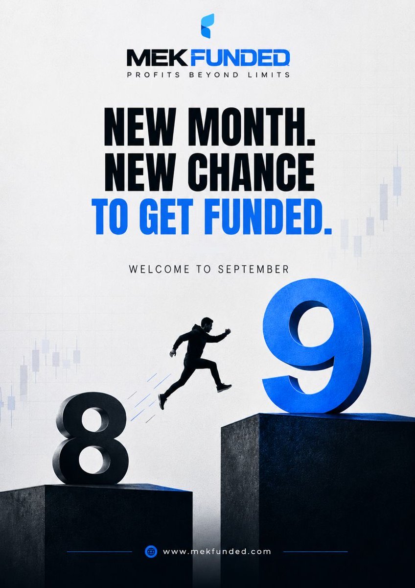 MarketOracleFX's tweet photo. New month. New goals. New opportunity to get funded.

September is here and your next trading chapter starts now. 📈💙

Don’t just watch the month go by. Make it count.

👉 Get funded: https://t.co/yxAfqujHHg https://t.co/vTZ04wu7qY