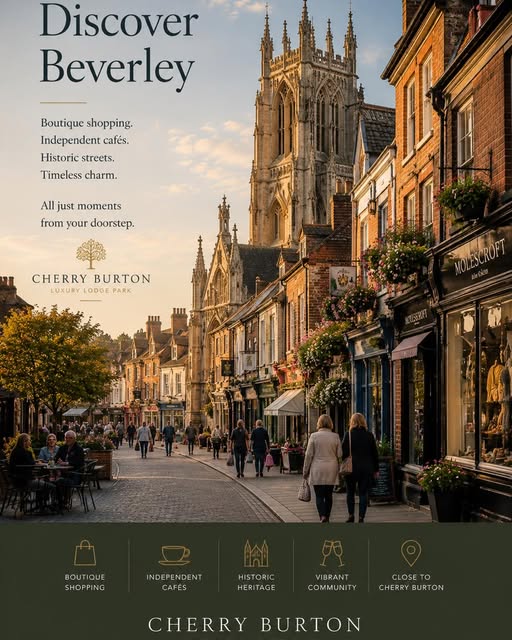 BritniBebe7yl's tweet photo. Discover Beverley, where history meets luxury living. Just minutes from Cherry Burton Luxury Lodge Park, enjoy independent shops, charming cafés, excellent dining, historic streets, year-round events and beautiful parks. Book your private viewing: https://t.co/HIeYYbwvLi