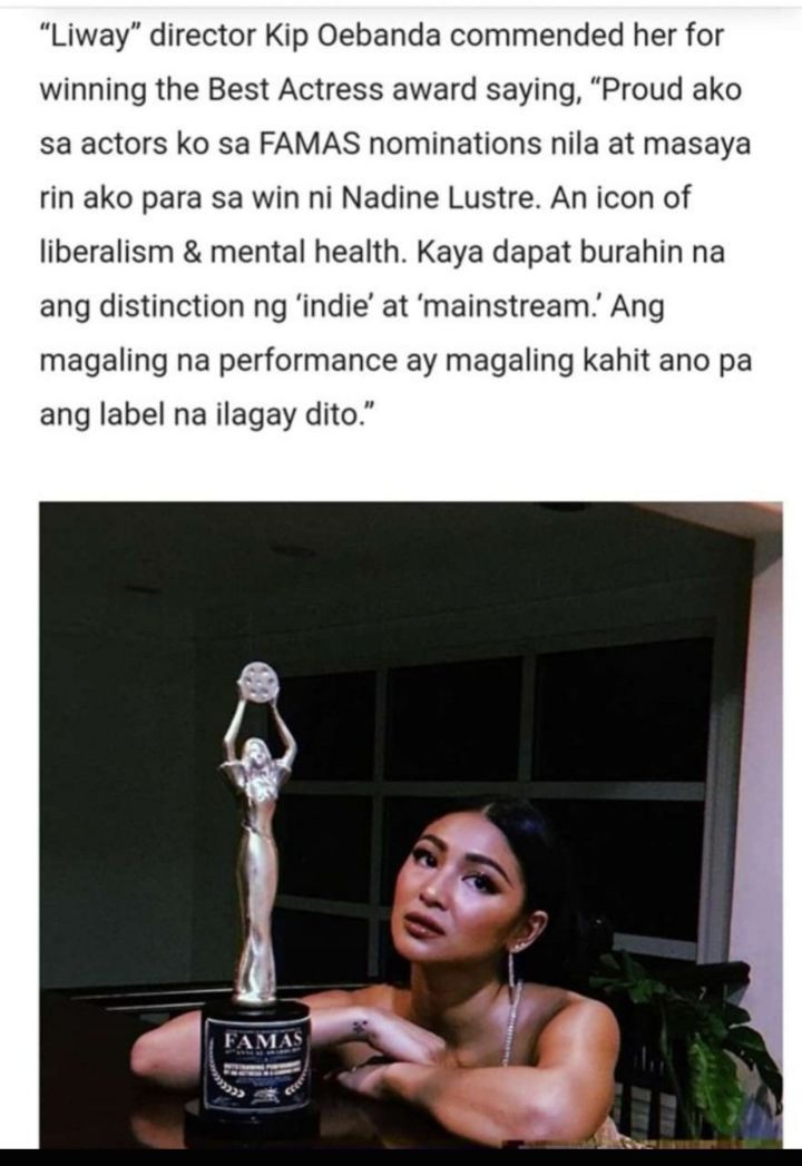 nadinelovemeryt's tweet photo. Aww Direk Kop

Si President at ang Vice niya - So I assume si Nadine Lustre and Vice Ganda po for CMM, Direk?

Direk Kip praising Nadine's acting again. This time for Call Me Mother. Huhu. Kailan pa kaya ang Nadine x Direk Kip Oebanda project lalo na for Cinemalaya? https://t.co/eSAnLCm68S