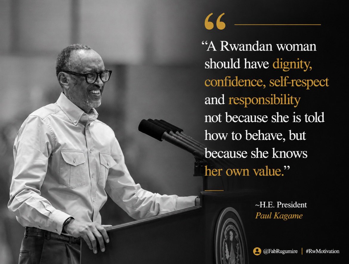 FabRugumire's tweet photo. Quote of the day — President Paul Kagame.

#RwMotivation https://t.co/GfvQP5ZpOs