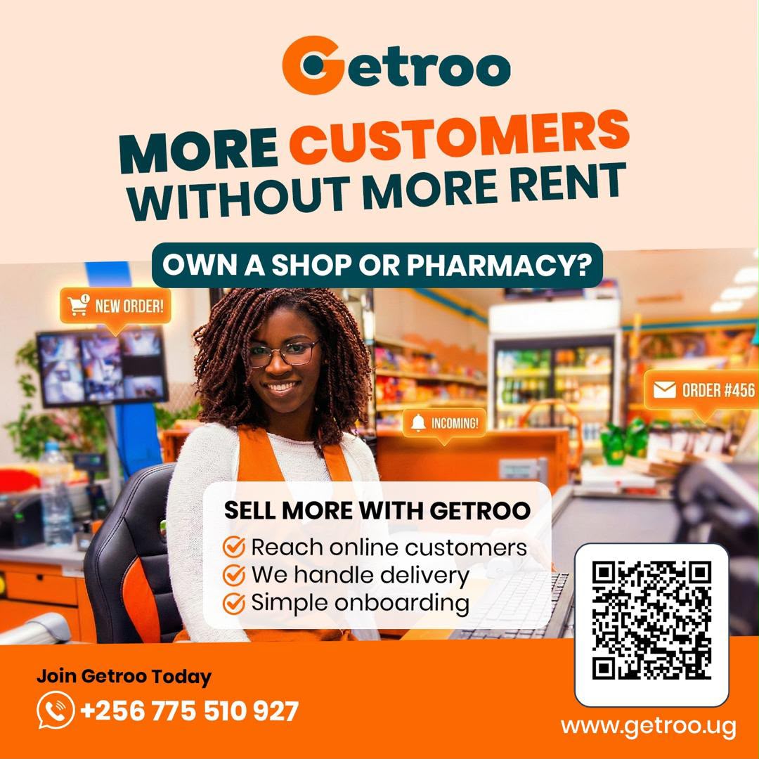 Getrooug's tweet photo. Own a shop or pharmacy? 
Get MORE customers without MORE rent.
Join Getroo and:
✅ Reach online customers
✅ We handle delivery
✅ Simple onboarding
No extra shopfront. No extra rent. Just more sales.
📲 Join today: +256 775 510 927
🌐 https://t.co/FzlQrFbGpD
#Getroo #Uganda https://t.co/ulxvqcR75L