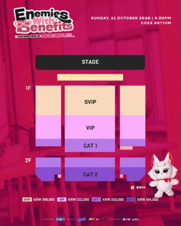 ticketingsvivd's tweet photo. TICKETING SERVICES | HTB | TPA ☑️

Enemies With Benefits in Seoul 🇰🇷

- direct bypass links 
- tix under your name | account 
- guaranteed securance all slots
- global fans ok☑️

Dm me to book 📩

#EnemiesWithBenefitsFMinSeoul 
#GMMTV @Janhae @Jingjingyu364 @JewelGMMTV https://t.co/UL4TPgEoB6