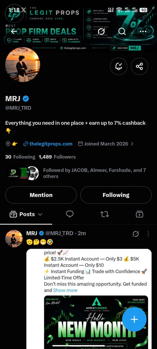 Shabana_012's tweet photo. @MRJ_TRD @EraFunded @Rutvik0c @TheLegitProps @Kashif47756845 
@Jammi90j 
@James5dgit
 @fundedkaran 
@Boring_Life_Fx

All To All Tasks Done with Proof Screenshot 👇👇👇 https://t.co/DmH1gnGwCx