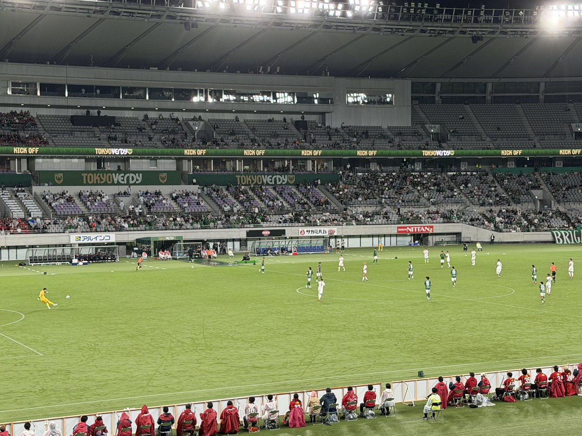 Is_kate27's tweet photo. 【2026/27明治安田J1リーグ 第4節】⚽️
#東京ヴェルディ vs #鹿島
0-2
#味の素スタジアム

終始鹿島がボール支配する展開。
ヴェルディは引きた守備の連携悪く、隙を突かれる場面が多かった印象

#Jリーグ @J_League 
@TokyoVerdySTAFF @atlrs_official 
#東京Vvs鹿島 

#kate旅行備忘録

2026/8/29 https://t.co/Pc2ExFjVzT