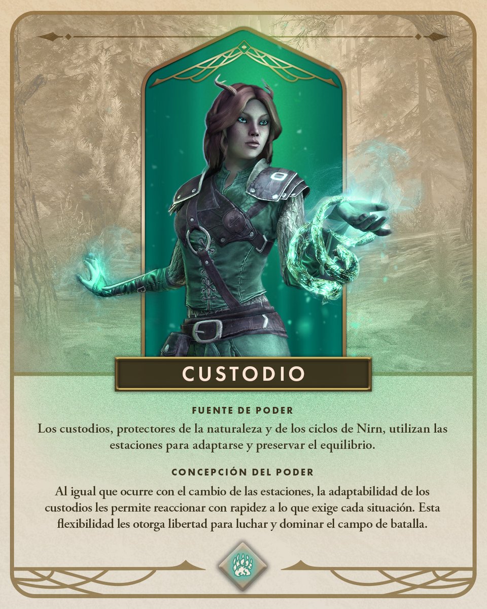 TESOnline_ESP's tweet photo. Muchos de vosotros habéis preguntado por la clase Custodio y su próxima actualización 🌱🐻❄️

Leed nuestro último artículo para más información al respecto 👇
🔗 https://t.co/oWqijH4L3e https://t.co/s0oXJAkq7s