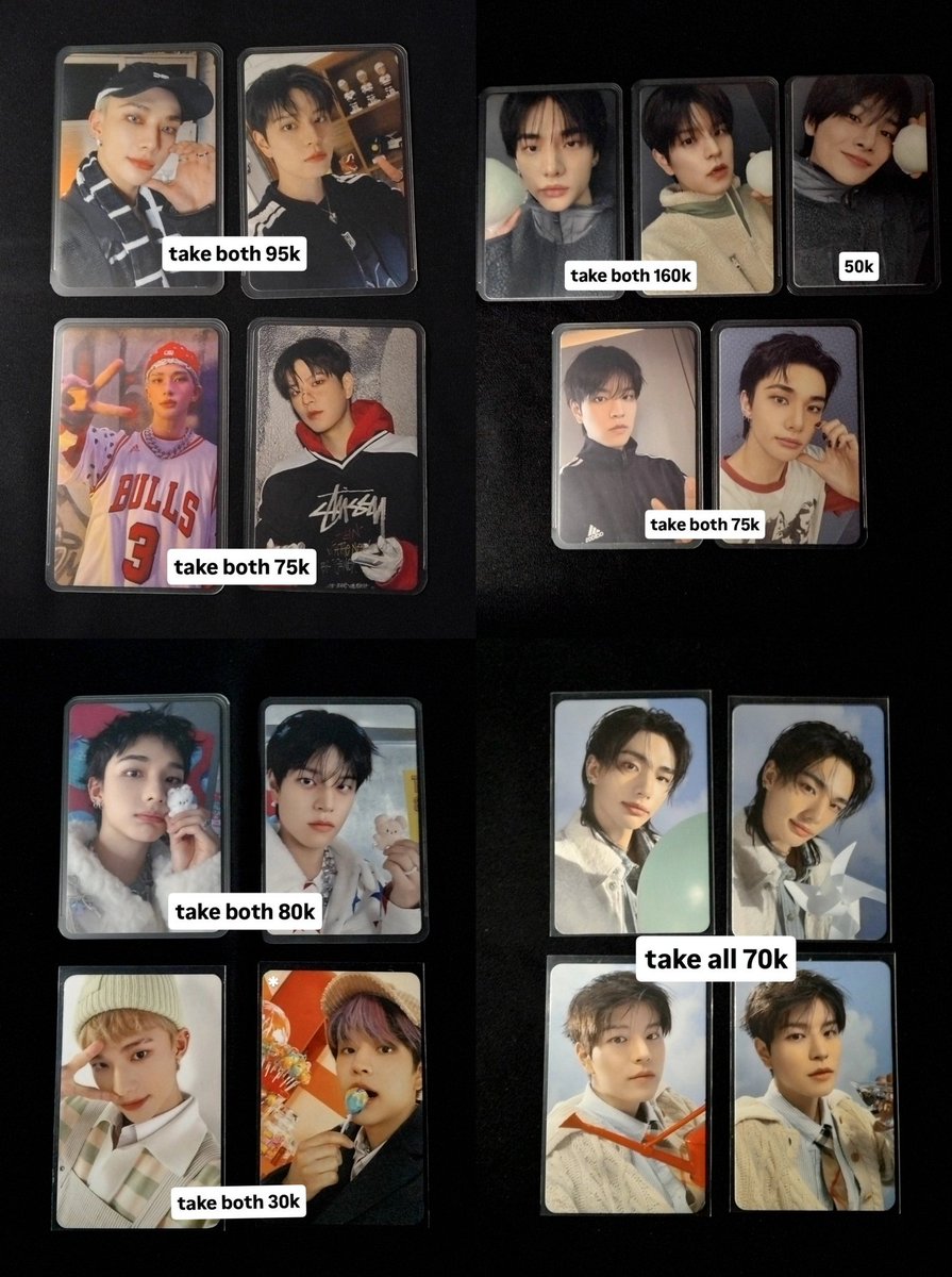 mongieyu's tweet photo. [help rt]
wts / want to sell
photocard pc stray kids

💸 on pic (exc adm 🍊 &amp; packing)
📍Bandung, Jabar

prefer take both
kalau mau satuan bisa dm ajaa
boleh nego

tags. pc album pob bangchan leeknow changbin hyunjin hanjisung felix seungmin in https://t.co/73EkaImjjb