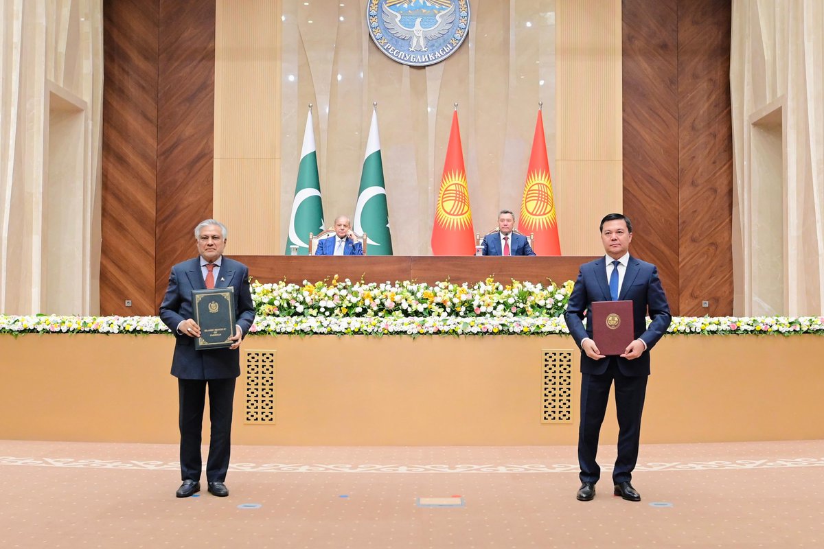 Pakistan and Kyrgyzstan Forge Stronger Ties: Key MoUs Signed