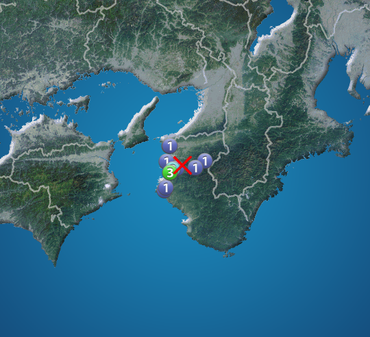wni_jp's tweet photo. 【地震情報】
9月2日 17:23 震度3
震源：和歌山県北部 M3.3 深さ約10km
この地震による津波の心配はありません。
https://t.co/6HAovFNEEU https://t.co/CoXGxFWLsa