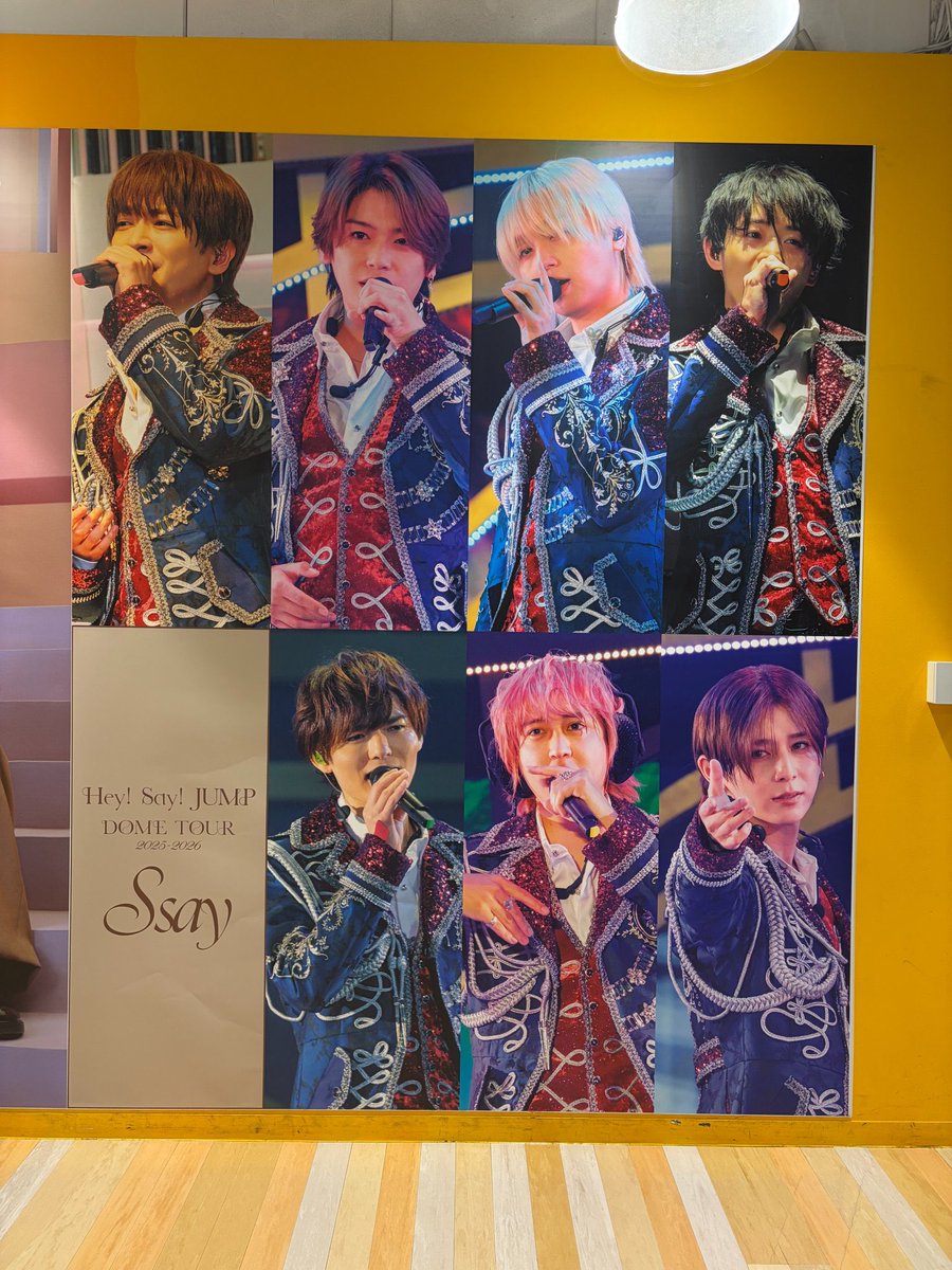 TOWER_NUchaya's tweet photo. 【Hey!Say!JUMP】

『Hey! Say! JUMP DOME TOUR 2025-2026 S say』Blu-ray&amp;DVD　
本日発売⛲️✨

発売記念施策も実施中🤎
🪽壁面特大壁面
🪽ポスタージャック
🪽フォトスポット
🪽フリーペーパー
（〜9/7（月）15:00まで）

#永遠に記すSsɑyツアー
#いつでもJUMP応援記録 https://t.co/Ya2Dm6oT6Y
