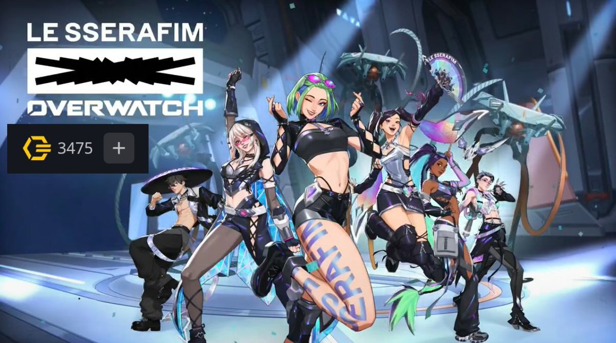 Oceanscowboy's tweet photo. LE SSERAFIM giveaway!!

This will be for 1 character bundle of ur choice!

How to enter: 

• Follow &amp; retweet 

• Tag a friend/friends

• Reply with which character bundle you'd want!

Winner will randomly be picked September 12th 

#Overwatch #Overwatchgiveaway #Owtwt https://t.co/A3SItn2ect