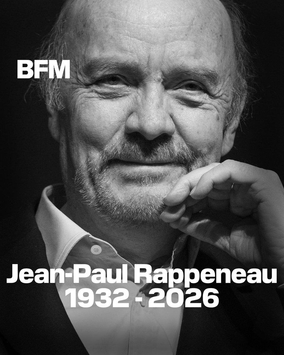 BFMTV's tweet photo. ⚫ ALERTE INFO
Mort de Jean-Paul Rappeneau, réalisateur de "Cyrano de Bergerac", à 94 ans
https://t.co/brDdfWy0yq https://t.co/PEY3CVzQMv