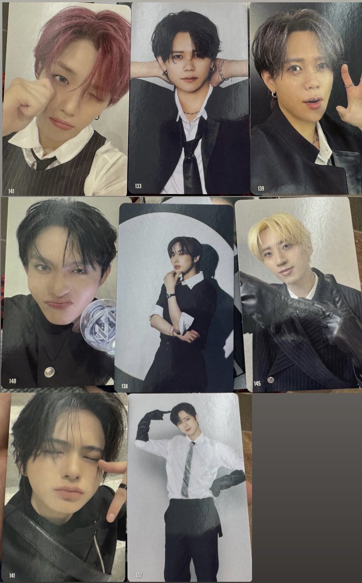 mopu_7's tweet photo. INI POP UP 大丸　交換

【求】西
【譲】藤牧133.139
　　高塚141
　　田島148
　　尾崎138
　　許149.145
　　松田141
　　佐野137

大丸手渡し希望です

#INI交換 https://t.co/S1nFM9Y1Dy