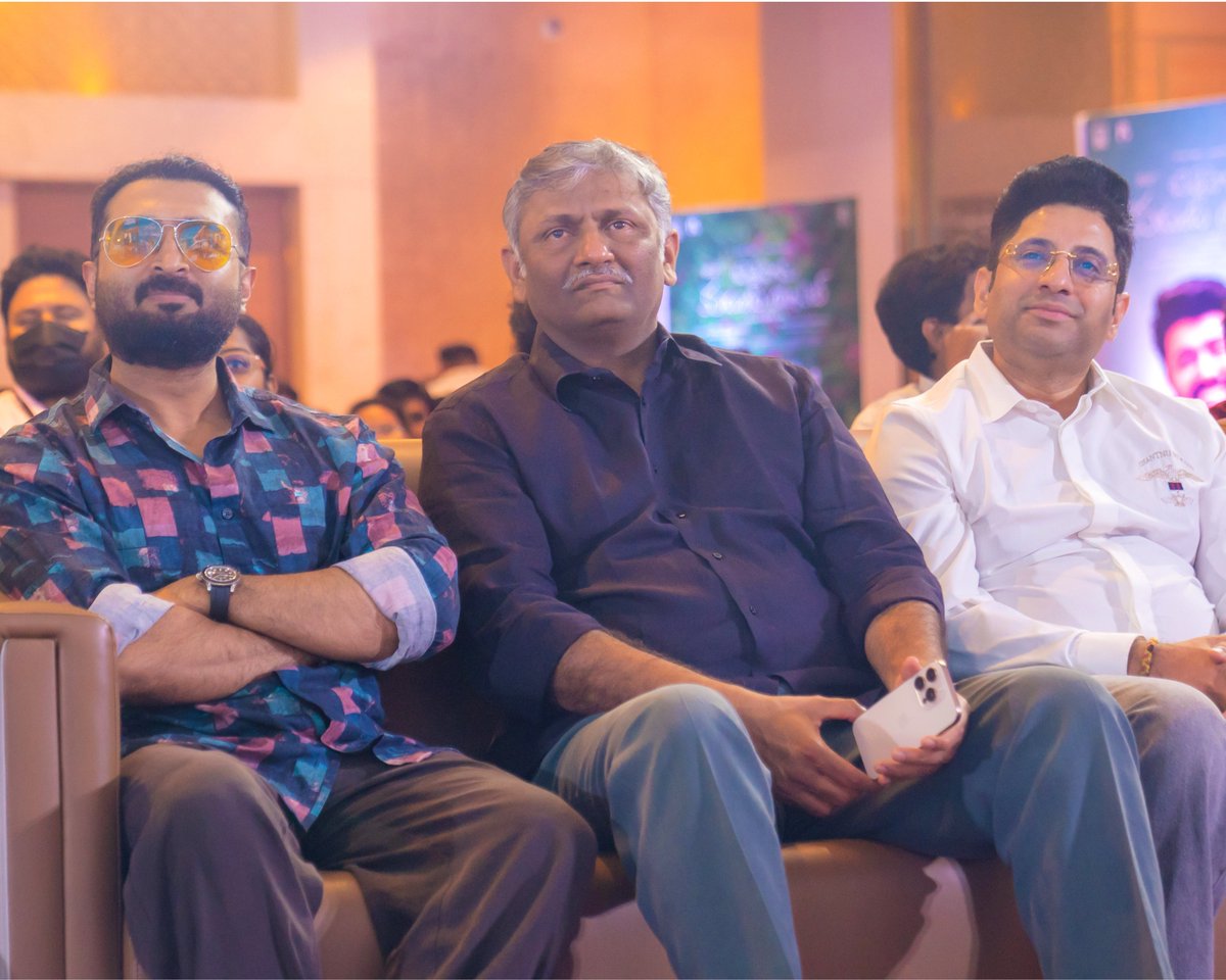 NivinOfficial's tweet photo. Thank you, Hyderabad, for all the love! 🫶

Moments from the #BKU Pre-Release Celebration. 

See you all in cinemas on September 4th. 

Love you all! 😍

@_mamithabaiju @MythriRelease @BhavanaStudios

#BKUTelugu #bethlehemkudumbaunit #BKU https://t.co/uk7tZufxSv