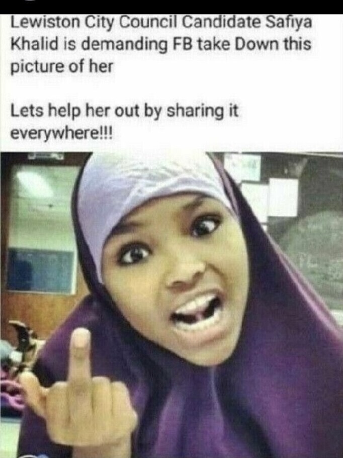 Cahyani_30_'s tweet photo. THE REAL FACE OF #SAFIYA KHALID 
Stupid Democrat! https://t.co/3X84wxXa6U