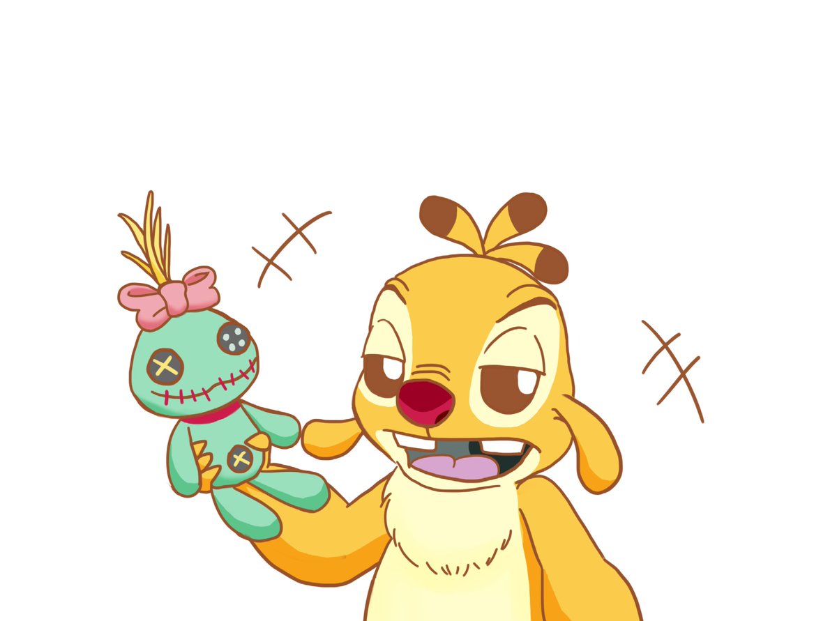reubensaikou's tweet photo. “嘿,谁的玩具落在这儿了?”🥪
#LiloandStitch #experiment625 https://t.co/spNrQYstaw