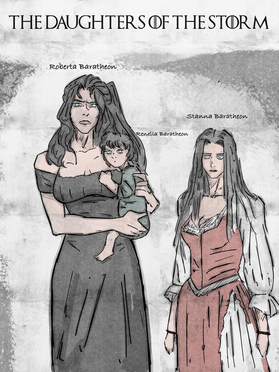 Livingstoriez's tweet photo. The Baratheon sisters https://t.co/yC9V7osnEi