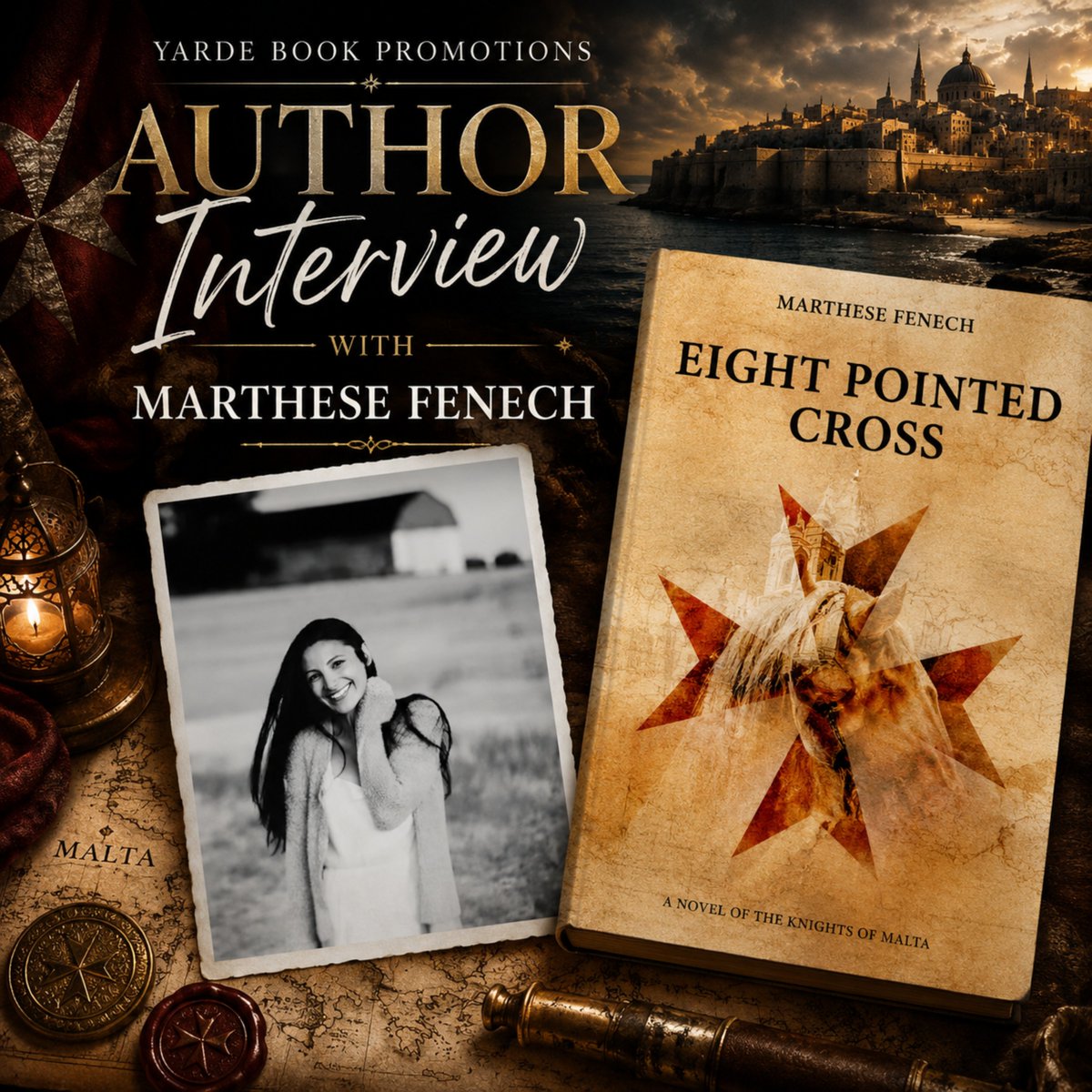 maryanneyarde's tweet photo. 🎙️📚 What does it take to bring the sixteenth-century Mediterranean back to life?

I'm chatting with Marthese Fenech about Eight Pointed Cross, the history behind the novel &amp; the research involved in recreating the past.

https://t.co/mylqfkF6da

#HistoricalFiction #Interview https://t.co/068ewZ1XoP