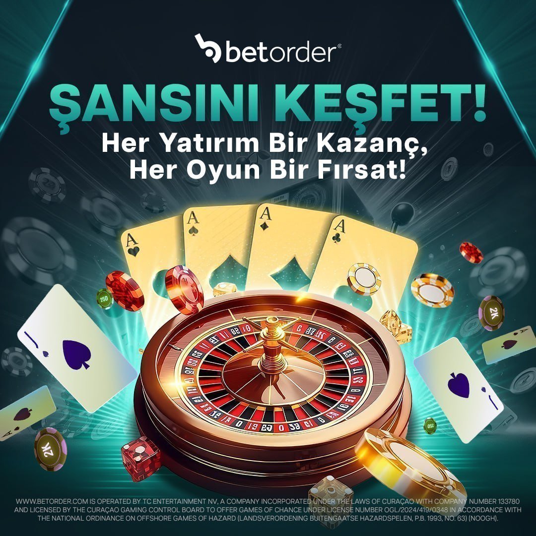 betorderxsosyal's tweet photo. Betorder’da Şansını Keşfet! ✨

🔥Betorder’da seni bekleyen büyük ödüller ve heyecan dolu anlar sadece bir tık uzağında. 
⚡Şimdi şansını hemen test et, kazancını artır! 🚀

Betorder ile kazanmaya başla, eğlencenin ve kazancın tadını çıkar!
https://t.co/Ht2NjaH4jL https://t.co/G35FAn5R5G