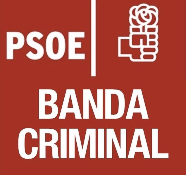 angelmora14910's tweet photo. HAY QUE ILEGALIZAR AL PSOE, QUE NO PUEDA PRESENTARSE A NINGUNAS ELECCIONES. https://t.co/HkFprLGiCO