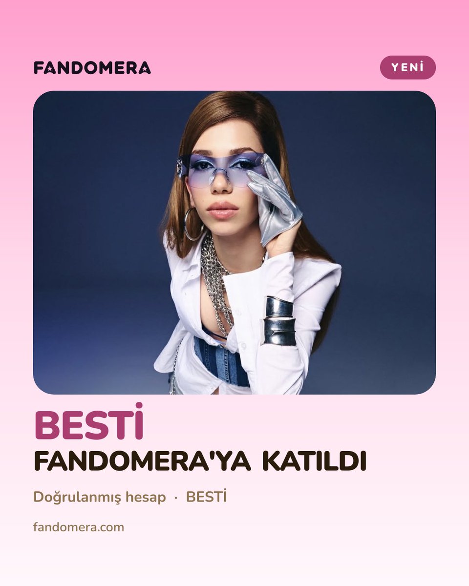 fandomeratr's tweet photo. Besti artık Fandomera’da 🩶
Besti’nin paylaşımlarına yorum yaparak ve her gün kalp göndererek ona Fandomera’da sevgini gösterebilirsin.
#trpop #fandomera #besti https://t.co/ceSCDnBbtr
