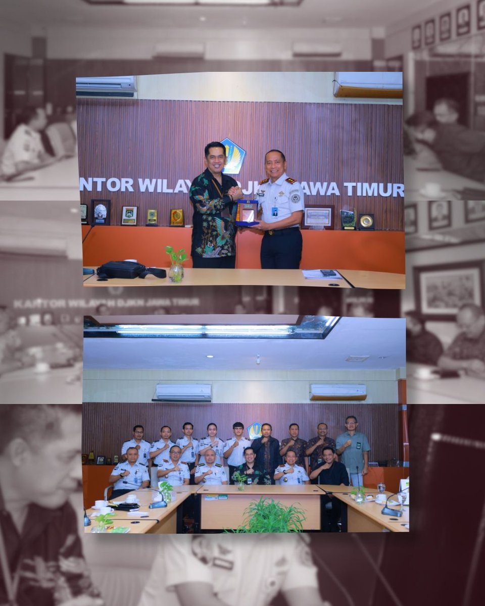 HumasRutansby's tweet photo. Kakanwil Ditjenpas Jatim Kusnali didampingi Karutan Surabaya gelar audiensi dengan DJKN Jatim di Surabaya (1/9) guna perkuat sinergi tata kelola BMN demi optimalkan pelayanan pemasyarakatan. https://t.co/IvlEHzFDwk