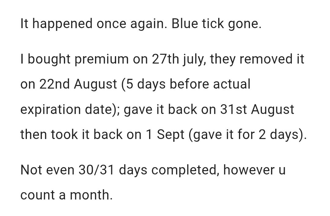 Robrocco01's tweet photo. I'm tired, boss of this X scam. 

@nikitabier what period of time (days) are u using for a month and year in ur algorithm? https://t.co/pAAYiCr4pq