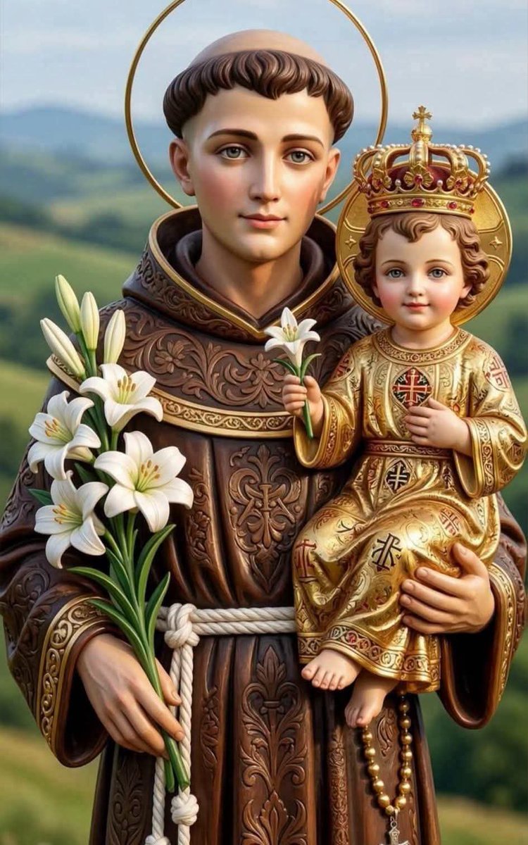 ElmejorNumero1's tweet photo. San Antonio rogad por todos nosotros en este nuevo día 
¡No saltes! Ofrécele una flor a San Antonio de Padua
🌹🌹🙏🙏 https://t.co/CRMRfNV2QR