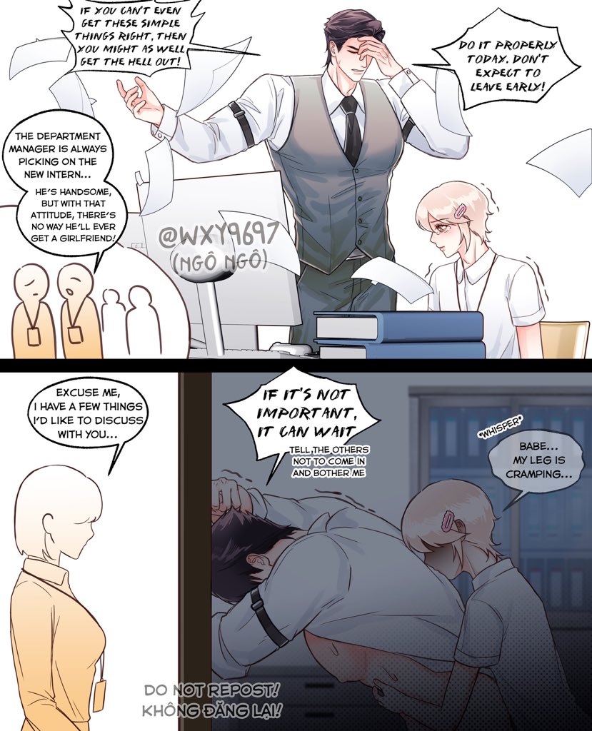wxy_9697's tweet photo. If they’re office workers 💼
-
My #OC
No “switch”. Misha’s the top! (light hair)
#BL https://t.co/3EJipU4uY7