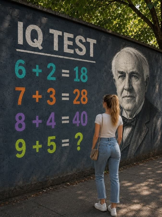 Ezu_4125's tweet photo. IQ TESTİ.
9 + 5 = ?

Google yok.
Sayıyı yaz. https://t.co/OhIF3MSg8C