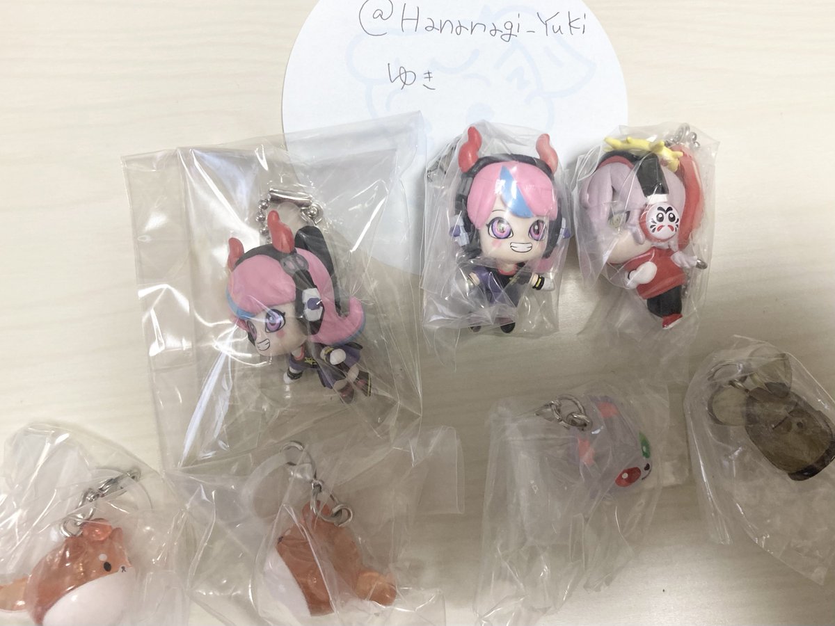 Hananagi_Yuki's tweet photo. 【交換・買取】Crazy Raccoon CR ガチャガチャ
つまんでつなげてますこっと2 / めじるしアクセサリー

譲）Selly 🐹🦀⛓️ 各1
　　だるま 👼🏻⛓️ 1
       きなこ🐈🍊
       Ras🐱
       その他画像参照

求）ありさか 👹🦀⛓️ いずれか

🎀郵送
🎀交換・買取◎
🎀複数まとめてのお取引優先 https://t.co/d9RojlrFWR