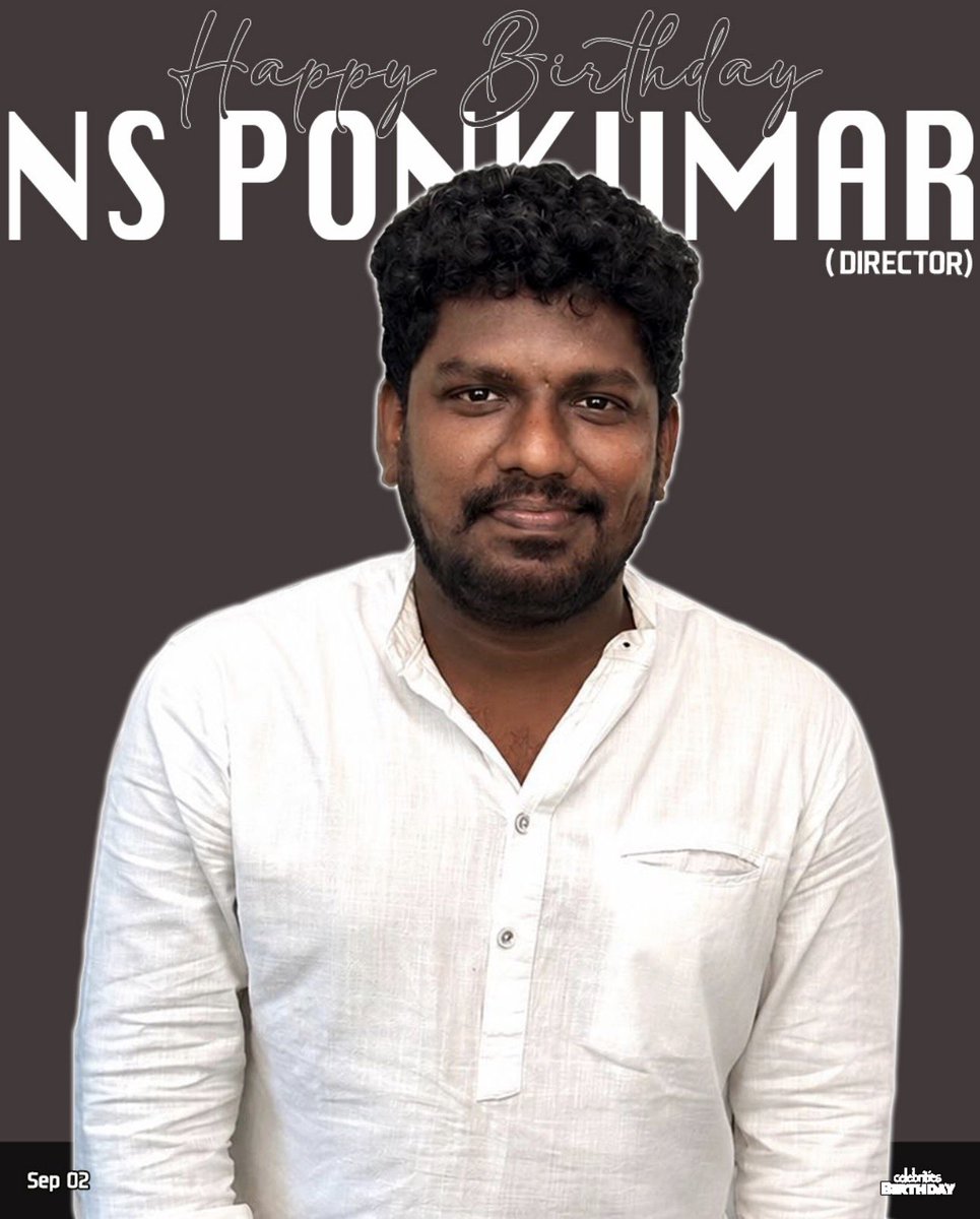 Riyaz_Ctc's tweet photo. Happy birthday director @NsPonkumar bro 🤩

#HBDNSPonkumar https://t.co/abO3hxuLmN