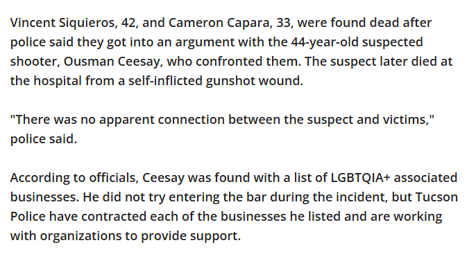 asafheller's tweet photo. Chickens for KFC🤣
Arizona, Tucson: 2 LGBT men killed in a gay bar shooting: Vincent Siqueiros &amp; Cameron Capara.
The killer, Ousman Ceesay (Muslim immigrant) had a list of gay businesses &amp; intended more attacks. 
In the pic are victims from “Gays for Palestine,” not the killer. https://t.co/zLARNBVSpw